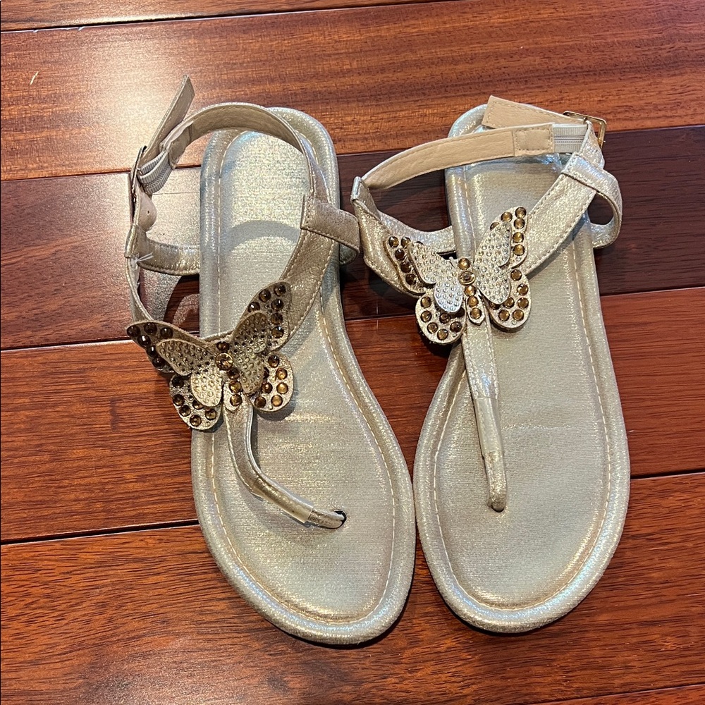 Elegant Butterfly Embellished Sandals